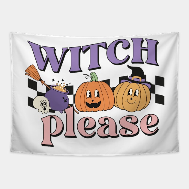 Witch Please Tapestry by Erin Decker Creative