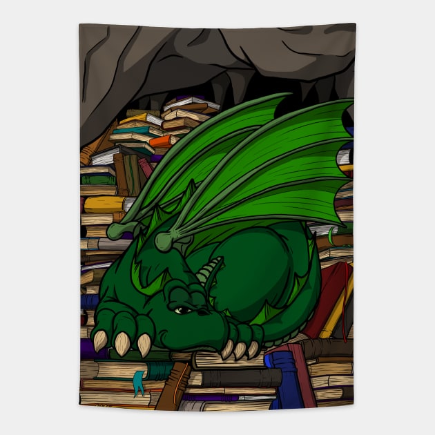 A Dragon on their Treasure Tapestry by Fighter Guy Studios