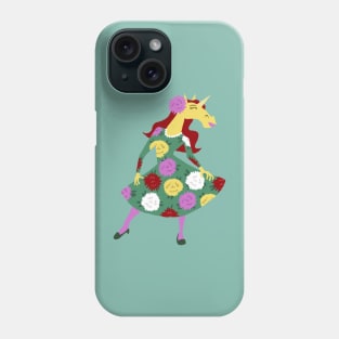 Chrysanthemum Unicorn Phone Case