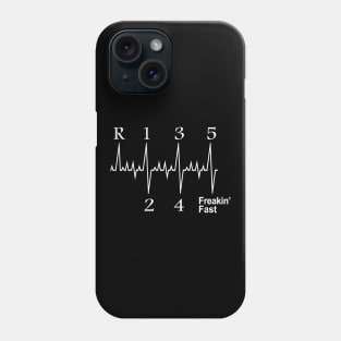 Heart Beat Shit Design Freakin' Fast W Phone Case