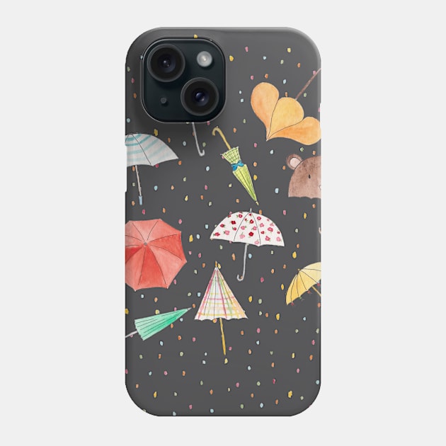 Essentials for Rainy Days Phone Case by FLeKN