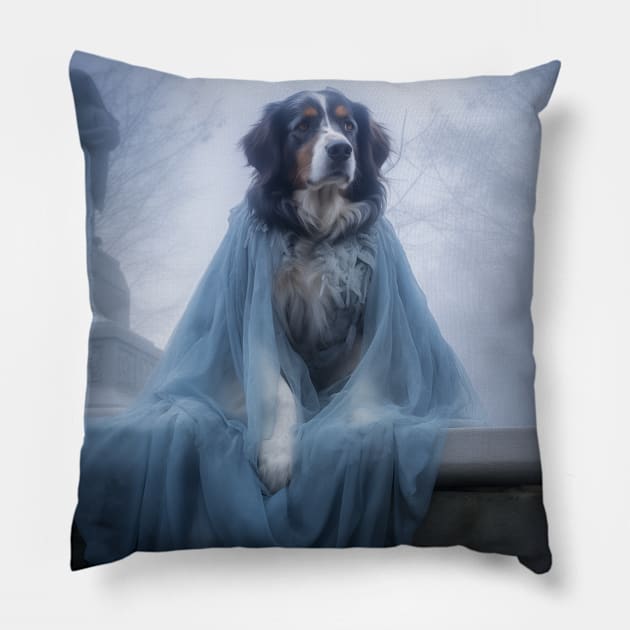 Goth Bernese Pillow by Enchanted Reverie