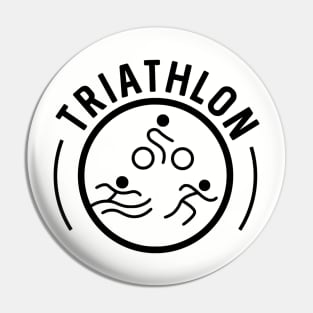 triathlon Pin