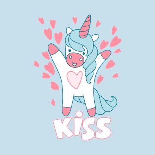 Kiss Unicorn T-Shirt