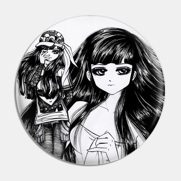 Drawing of Long Hair Girl 2010 Pin by alien3287