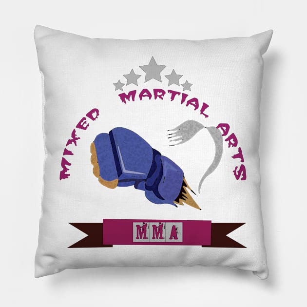 Navy St. T-Shirt Vintage Design Navy Street MMA Pillow by jaml-12