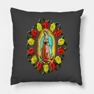 Our Lady of Guadalupe Virgin Mary Catholic Saint Pillow