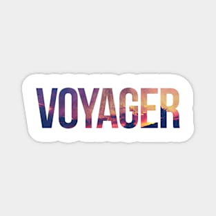 VOYAGER text Magnet