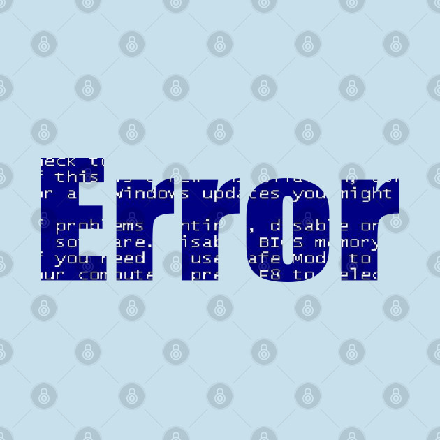 Discover ERROR - Error - T-Shirt