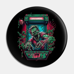 Zombie Arcade Pin