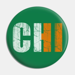 Chi Chicago Irish Pin