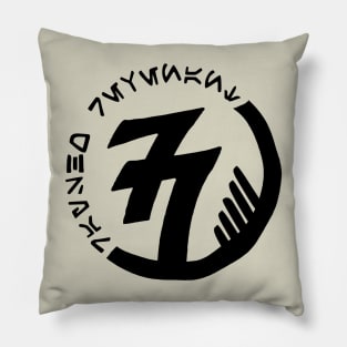 Guild in Black Pillow