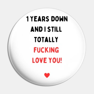 1st anniversary Pin