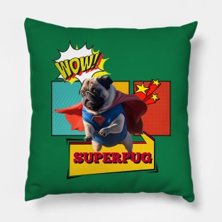 Super Pug, Hero Shirt Pillow