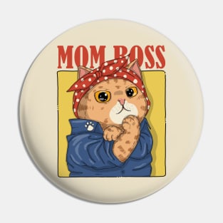 Mom Boss Pin