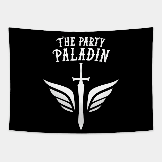 Paladin Dungeons and Dragons Team Party Tapestry by HeyListen