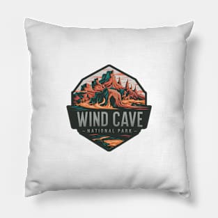 Wind Cave US National Park Pillow