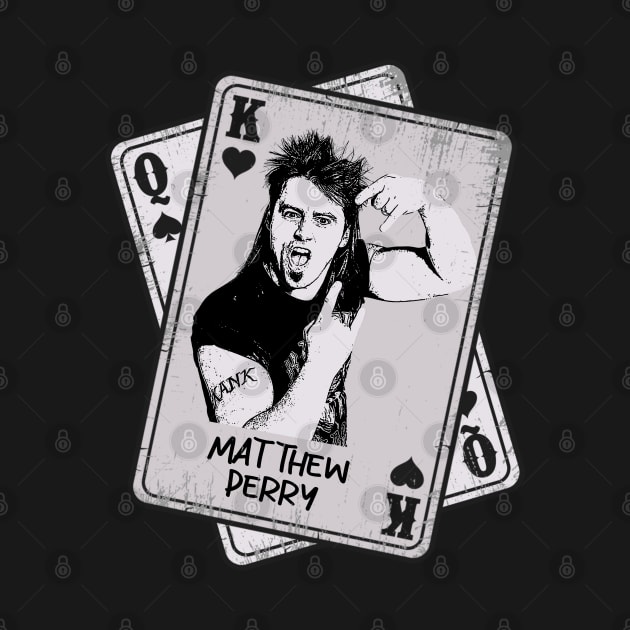 Retro Matthew Perry 80s Card Style by Slepet Anis