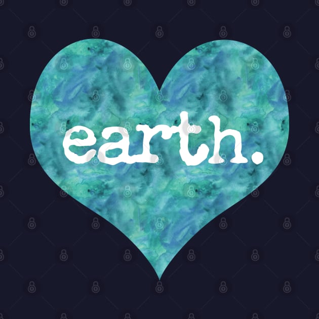 Love Earth blue ocean design by ABcreative