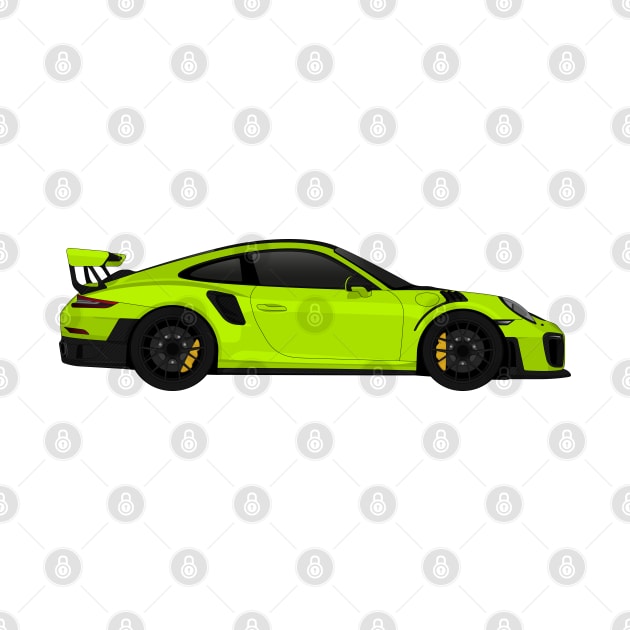 GT2RS Side Lime-Green by VENZ0LIC