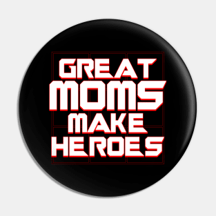 Superhero Best Mom Mothers Make Heroes Gift For Moms Pin