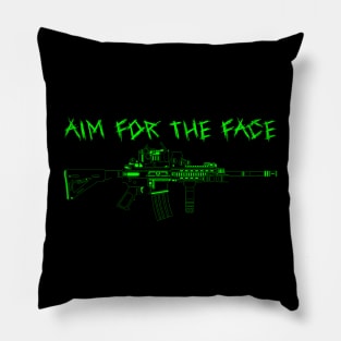 Aim For The Face Pillow