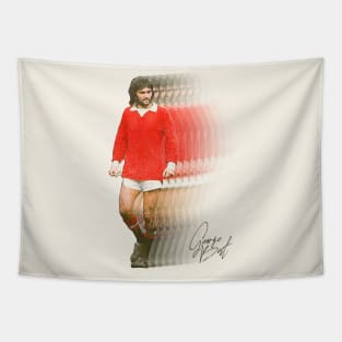 George Best Retro Fade Tapestry