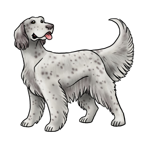 Dog - English Setter - Blue Belton by Jen's Dogs Custom Gifts and Designs
