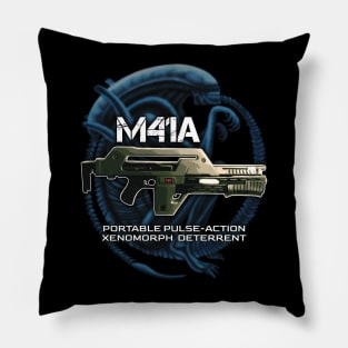 M41A Pulse Rifle: Portable Pulse-Action Xenomorph Deterrent Pillow
