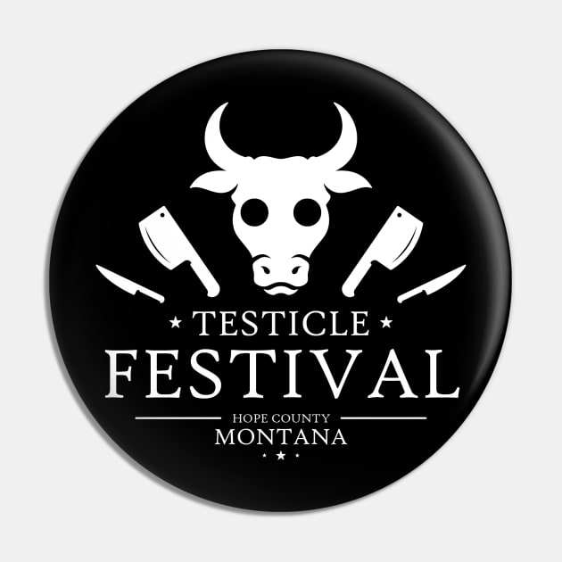 Hope County Testicle Festival Pin by BadBox