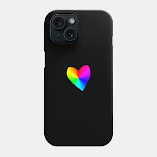 Small Spectrum Heart Phone Case