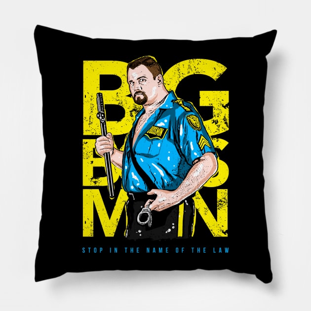 Big Boss Man Pillow by lockdownmnl09