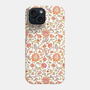 William Moris Evenlode Pattern on White Phone Case