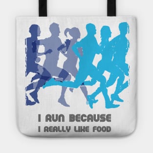 Fasbytes Running ‘I RUN, Because i really like food’ Tote