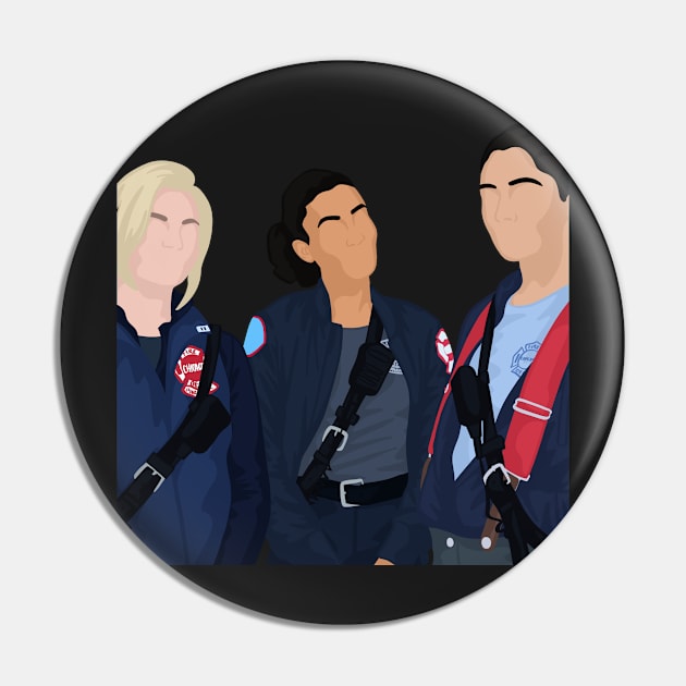 Brett, Foster & Kidd | Chicago Fire Pin by icantdrawfaces