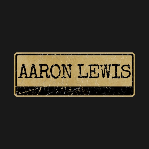 Aliska text black retro - aaron lewis by Aliska