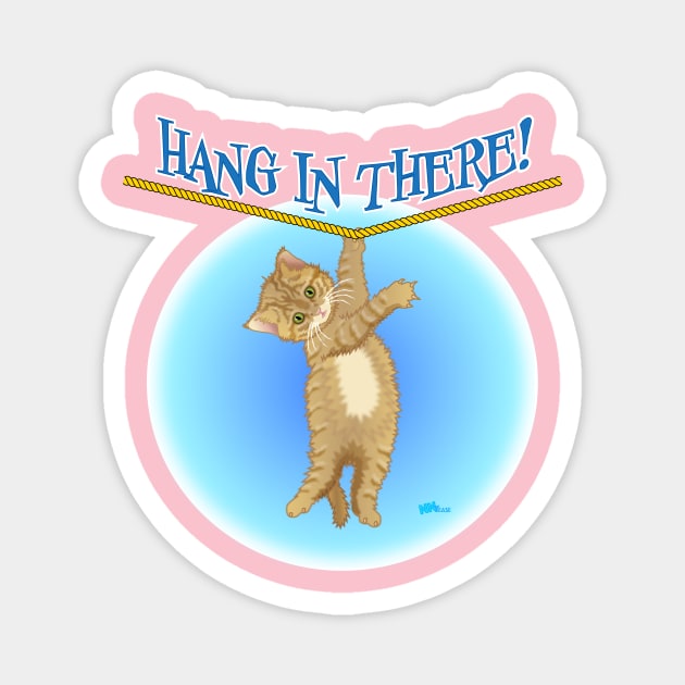 Hang In There Magnet by NN Tease