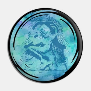 Apsara Blue Pin