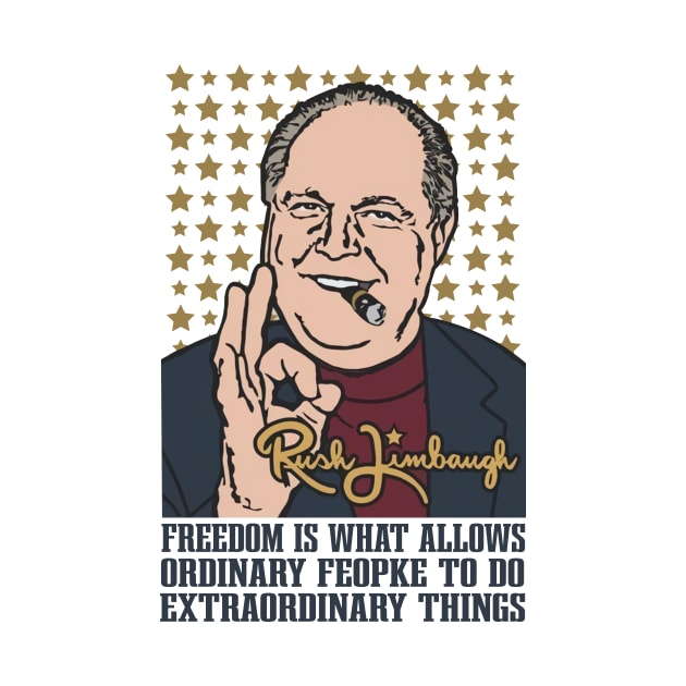 Rush Limbaugh Quote  Freedom by CelestialCharmCrafts