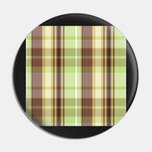 Autumn Aesthetic Conall 1 Hand Drawn Textured Plaid Pattern Pin
