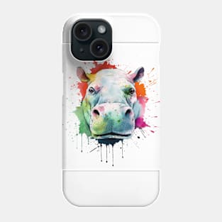 Hippo art Phone Case