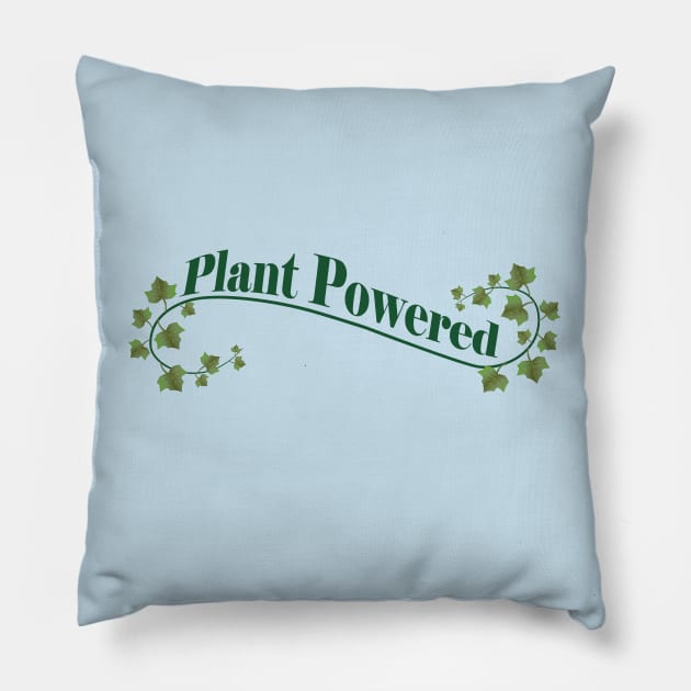 Plant-Powered Ivy Design Pillow by Anke Wonder 