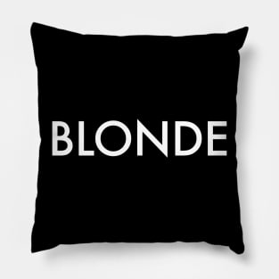 Blonde Pillow