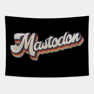 Mastodon KakeanKerjoOffisial VintageColor Tapestry