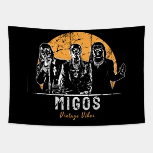 vintage vibes migos Tapestry