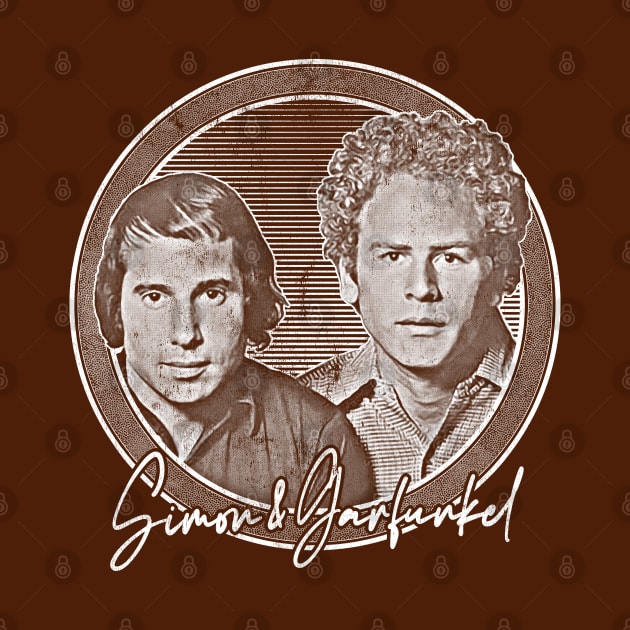 Simon & Garfunkel // Retro Style Fan Design by DankFutura