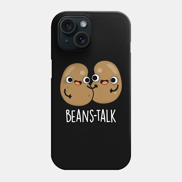 Beans Talk Cute Veggie Bean Pun Phone Case by punnybone