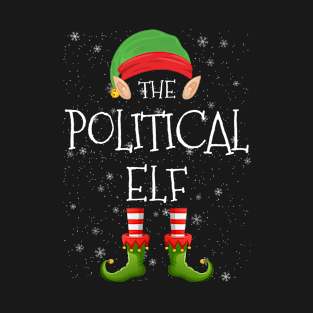 Political Elf Family Matching Christmas Group Funny Pajama Xmas T-Shirt