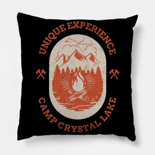 Camp Crystal Lake Unique Experience Slasher Horror Retro Halloween Design Pillow