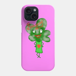 Broccoli Girl Phone Case